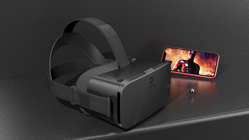 家電數碼之VR眼鏡外觀結構設計案例圖片詳解