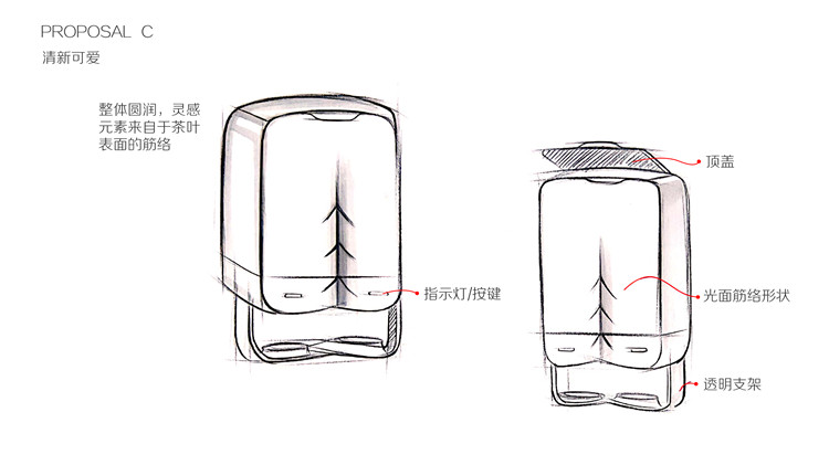 家電數碼之自動取杯器外觀結構設計案例